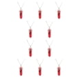 thumbnail image 3 of Qarigey Hexágono columna encanto hombres haciendo aniversario colgantes colgantes coloridos dijes de cristal llaveros decoraciones rojo Rojo 10piezas Qarigey CBP468228, 3 of 6