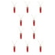 thumbnail image 3 of Sonducket Hexágono columna encanto hombres haciendo aniversario colgantes colgantes coloridos dijes de cristal llaveros decoraciones rojo Rojo 10piezas Sonducket CBP468228, 3 of 4