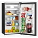 thumbnail image 3 of FRIGOBAR DE 3.3CU CON COMPARTIMIENTO PARA CONGELAR ESPACIO PARA BOTELLAS DE 2LTRS Y HASTA 10 LATAS 3 REPISAS DESMONTABLES COLOR NEGRO Arctic King AFRM03//3AEB, 3 of 4