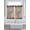 brown, variant on Farmhouse Wood Grain Bathroom Window Curtain, Vintage Country Barn Gate Brown Light Filtering Coffee Kitchen Curtains, Bedroom Living Room Curtains 2 Panel 84"x45"