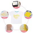 thumbnail image 3 of PVC Heats Transfer Vinyl Solid Color DIY PVC Portable Replacement Self-adhesive Shirt Handbag Sports Wear Hat Pillow Cap Clothes Vinyls Yellow, 3 of 9