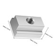 thumbnail image 2 of TABLZONE 4Ud Tuercas T Para Riel Camión Acero Inoxidable Integración Perfecta Y Resistencia Prolongada, 2 of 6