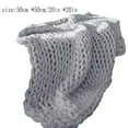 thumbnail image 2 of Ludlz Knit Blanket Chenille Throw 50 * 50 Winter Handmade Knitting Soft Warm Thick Yarn Knitted Blanket Home Bed Decor, 2 of 7