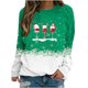 thumbnail image 2 of Pntutb Mujeres Moda Cuello Redondo Navidad Mangas Largas tops Blusa Pullover Sudadera Pntutb Pntutb-5909, 2 of 5