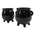 thumbnail image 3 of Halloween Witching Hour Wicca Witch Magic Black Cauldrons Salt N Pepper Shakers, 3 of 7