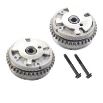 REVO Pair Intake Cam Adjuster VVT Gears with Bolts for 07-21 Cadillac Buick Chevy GMC
