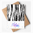thumbnail image 1 of Brushwork Ligne Verticale Texture Bienvenue Retour Cartes de Voeux Enveloppes Vierges, 1 of 3