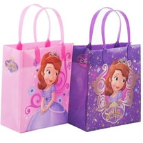 Princess Sofia 12 Authentic Licensed Party Favor Reusable Medium Goodie Gift Bags 6"