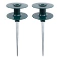 thumbnail image 2 of MYG 2 Pieces 10 Inch Garden Hose Zinc Guide Spikes with Heavy Duty Swivel Top, 2 of 9