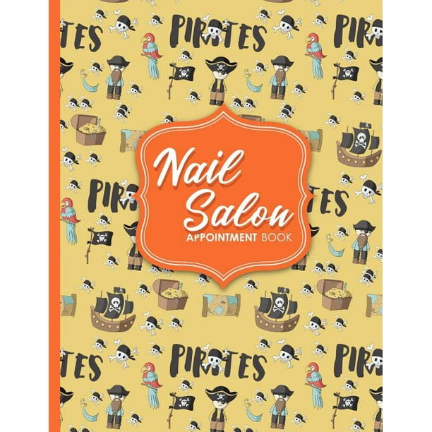 Nail Salon Appointment Book 7 Columns Appointment Log, Appointment Scheduling Template, Hourly