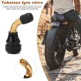 thumbnail image 4 of Vástago De Válvulas De Neumáticos Vástago de válvula de neumático Válvula de neumático de vacío de cobre de 90 grados para motocicleta (PVR60) Tmvgtek Accesorios para bicicletas, 4 of 4