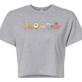 thumbnail image 3 of Spongebob Squarepants - Adorabob Lineup - Juniors Cropped Graphic T-Shirt, 3 of 6
