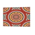 thumbnail image 1 of GUOOL Nappe Rectangulaire Imprimée Numériquement Décor Boho Ronde Rouge Boho Ronde Rouge, 1 of 8