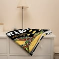 thumbnail image 3 of Taco Blanket Fleece Plush Throws Funny Gift for Boy Dad Kids Ultra Soft Flannel Blankets Tacos Lover Food,Lightweight Comfy Warmer Novelty Decor for Bedding Chair-80 x60 Queen for Men, 3 of 6