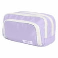 thumbnail image 2 of Large Capacity Pencil Case with 3 Compartments, Big Pencil Pouch Organizer for Pens, Markers & Cosmetics, Simple Aesthetic Stationery Storage for Adults, Men & Women, 2 of 4