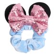 thumbnail image 1 of Diadema de Disney para Bebé y Niño, accesorios para el cabello con dibujos animados de Mickey y Minnie, banda elástica para el cabello de terciopelo dorado, Anillo para el cabello de Navidad, novedad, 1 of 5