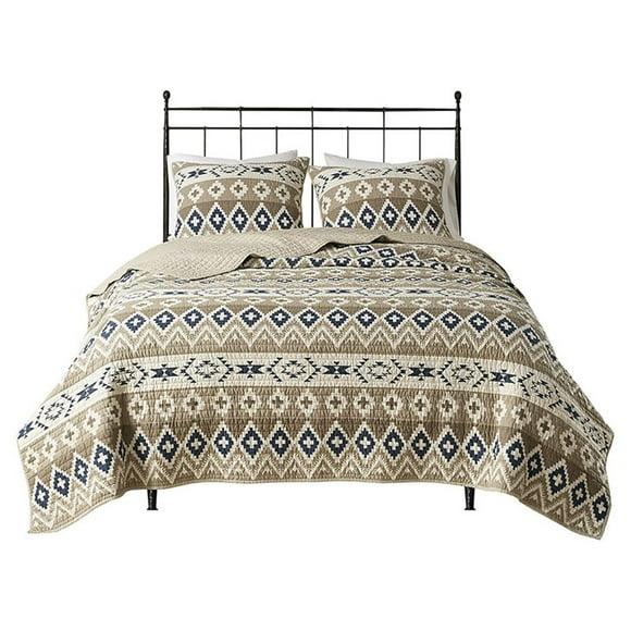 Woolrich Montana Farmhouse 100 Percent Cotton Quilt Mini Set in Tan Finish