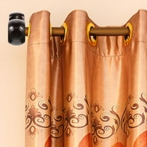 SEWCHICS Curtain Rod Brackets Wood Brown 2Pcs