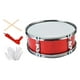thumbnail image 4 of Caja de tambor de 11 pulgadas, instrumento de percusión ligero para adolescentes, chicos y chicas. Rojo, 4 of 9