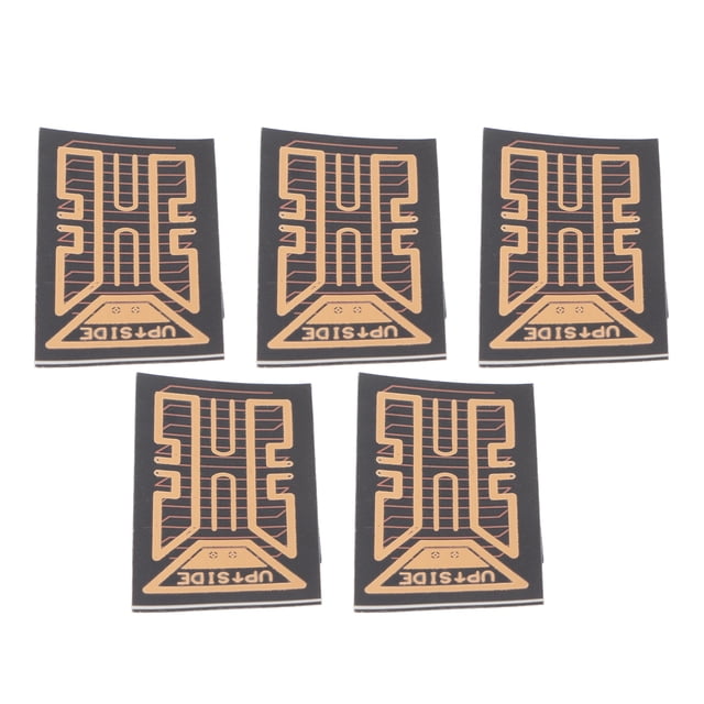 5 pegatinas de señal de teléfono PCB, color negro y dorado, para mejorar la señal del teléfono en montañismo.