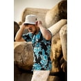 thumbnail image 3 of Men's Hawaiian Shirt Short Sleeve Button Down Casual Beach Aloha Shirts, 3 of 10