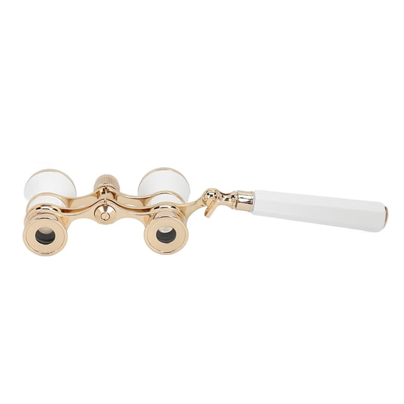 Theater Glasses Mini Binocular, Opera Glasses Binoculars Widely   for Stage Play Red,Gold,Black,White
