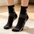 thumbnail image 6 of LOOIKOOS 12 Pairs Womens Ankle Socks, Breathable Mini Crew Socks for Women Athletic Sport Running Cycling Casual White Grey Socks, 6 of 7