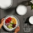 thumbnail image 5 of Corelle Brasserie 10.25" Glass Dinner Plate (Set of 6), 5 of 7