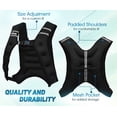 thumbnail image 2 of 12 Pound Weighted Vest Workout Equipment 12lbs Body Weight Vest for Men Women Kids, 2 of 5