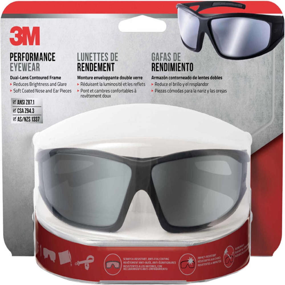 3M 5537816 Safety Mirrored Eyewear Glass - Silver