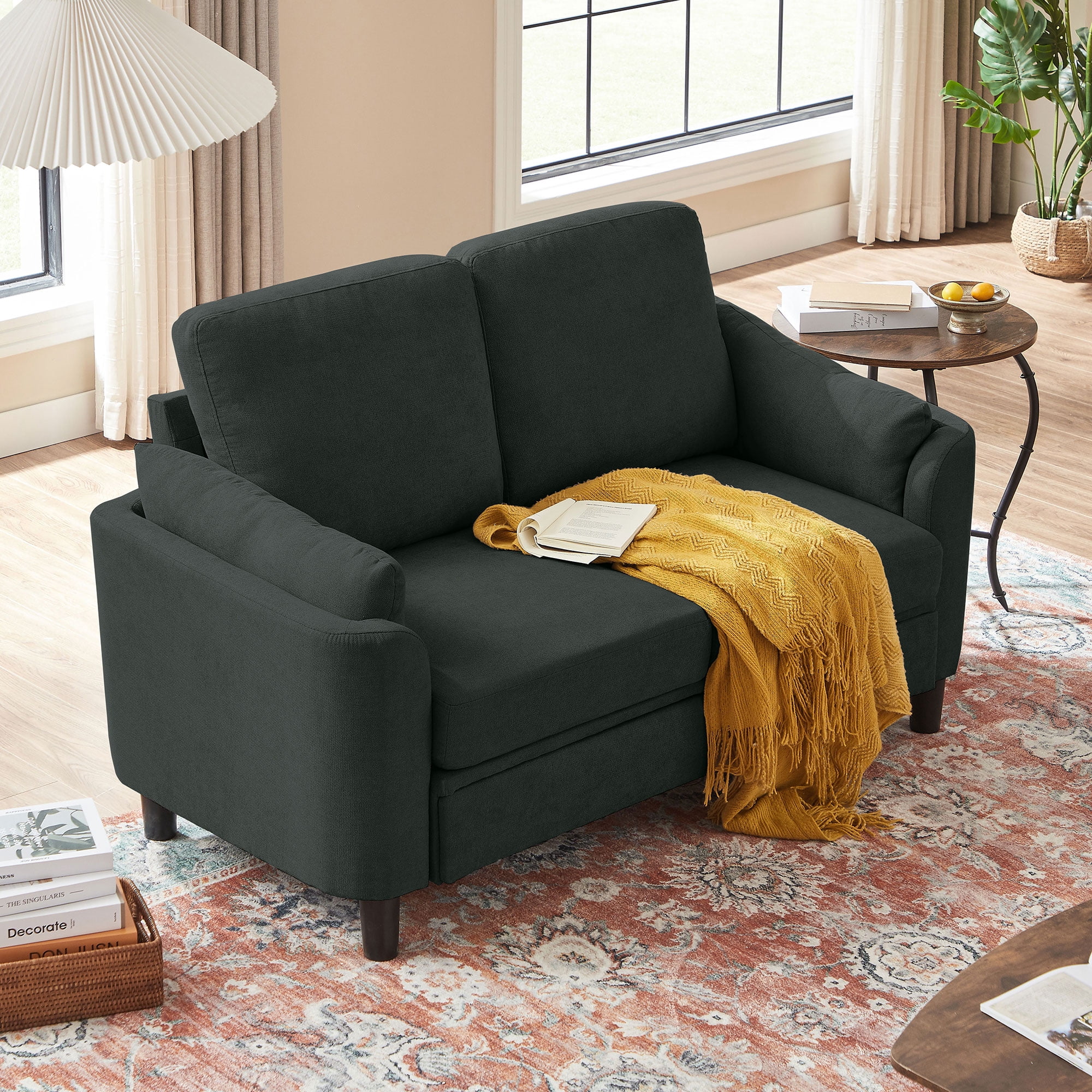 Pingliang Home 59" Loveseat Small Sofa Couch 2 Seater for Living Room Bedroom Apartment Studio Office,Double Seat Love Seat