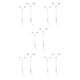 thumbnail image 1 of Monstrate Modelo de luz de pared, montaje de lámpara de cristal, iluminación, decoración del hogar con Pedestal de acero inoxidable, accesorio delicado A 5piezas Monstrate CBP232635, 1 of 4