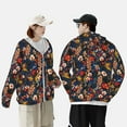 thumbnail image 6 of Balery Vintage Floral Men's Women's UPF 50+ Sun Protection Lightweight Hoodie Performance Long Sleeve Shirt for Fishing Running-XX-Large, 6 of 9