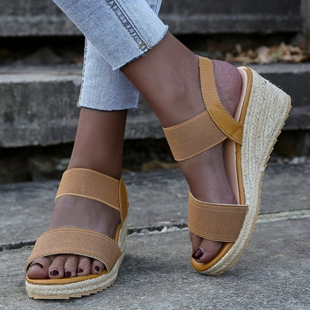 

Hvyesh Sandals for Women Dressy Summer Flat Shoes Ladies Beach Sandals Summer Non-Slip Causal Slippers Size 7