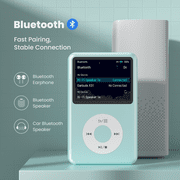 Innioasis 64GB Mp3 Player with Bluetooth, 2.4 Portable Mini HiFi Digital Music Player with FM Radio Audiobook Mp3 2026 Nice Gift(Teal)
