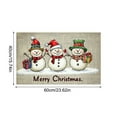 thumbnail image 3 of Felpudo Navideño Festivo Alfombra Antideslizante Para Interior/Exterior Para La Decoración Del Hogar. ¡Perfecta Para Añadir Un Toque Festivo A Tu Hogar!, 3 of 4