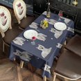 thumbnail image 4 of West Highland White Terrier Rectangle Tablecloth 60"x120",Waterproof Polyester Rectangle Table Cloth, Wipeable Spillproof Polyester Tablecloth for Dining, Camping, Indoor and Outdoor, 4 of 6