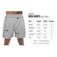 thumbnail image 6 of Batman Cute Chibi Character Mens Lined Mesh Shorts, Silver, 2X-Large, 6 of 6