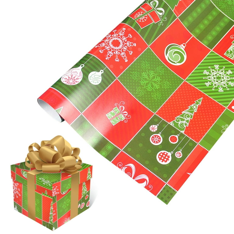 JAM & Envelope Matte White Holiday Gift Wrap Paper, 25 sq ft.