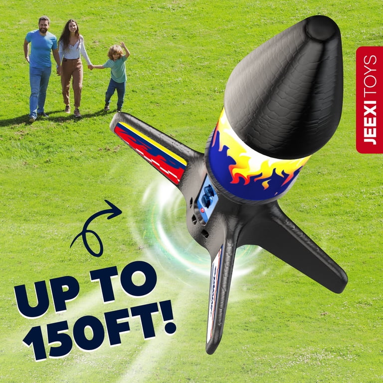 JEEXI Electric Rocket Launcher, Motorized with Parachute photo 4