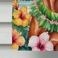 thumbnail image 4 of Vizsla Luau House Flag, 4 of 7