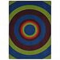 thumbnail image 2 of Joy Carpets 1859D-03 Fascinate Teen Area Rugs - 7 ft. 8 in. x 10 ft. 9 in. - Tropics, 2 of 2
