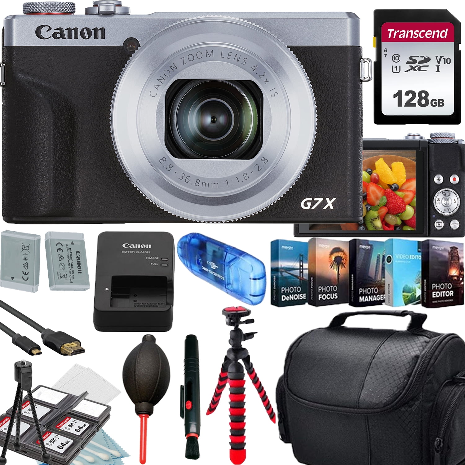 Canon PowerShot G7X Mark III 20.2MP 4K Digital Camera+ 32GB Canon PowerShot G7X Mark III 20.2MP 4K Digital Camera+ 32GB