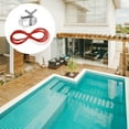 thumbnail image 4 of Shisuyan Pool Wire Winch Steel Wire Butterfly Handle 1 Set 8X2CM 130 Feet, 4 of 8