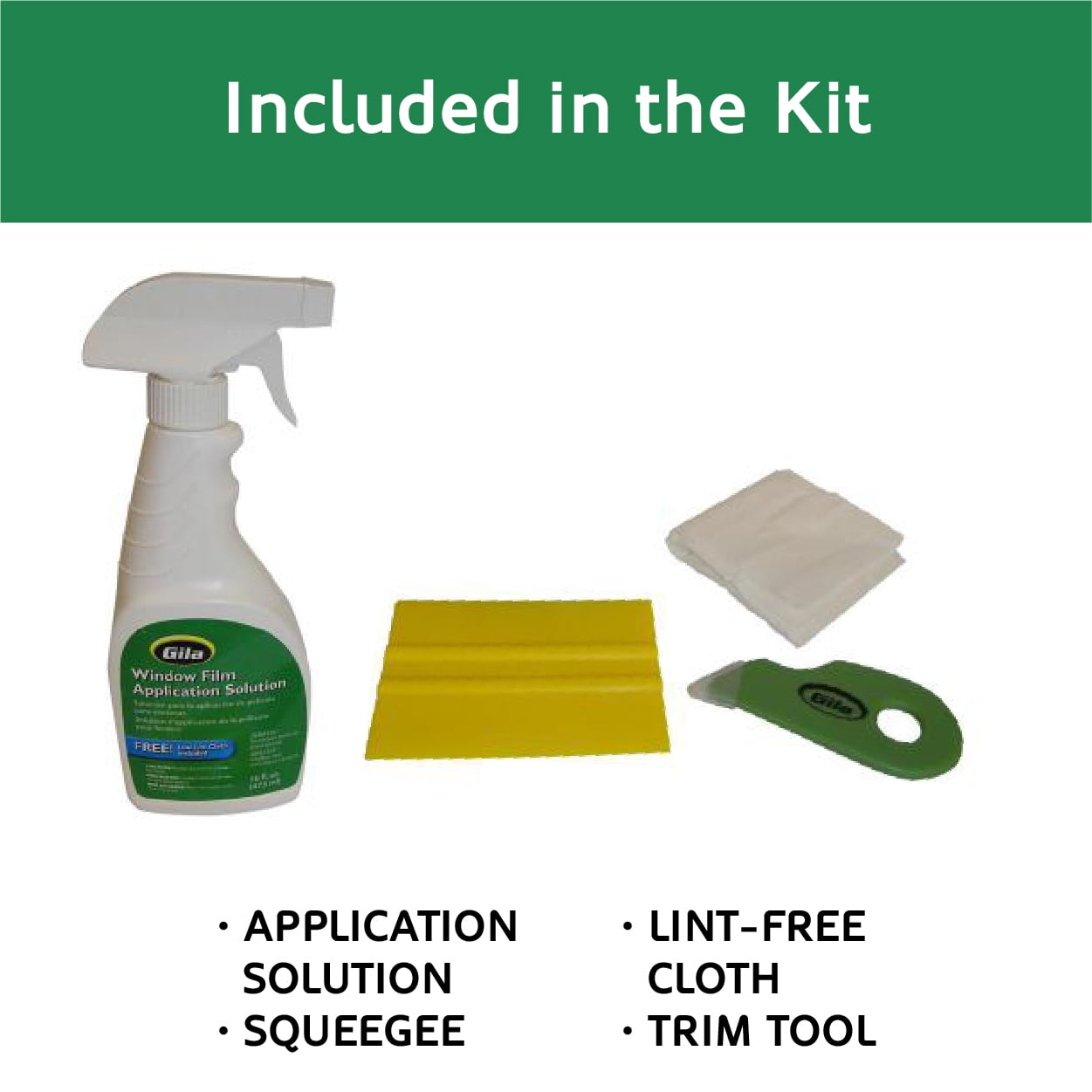 Gila Professional Window Tint Tool Kit