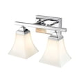 thumbnail image 3 of 4502-CH Millennium Lighting 2 Light Bath Vanity-9 Inch Tall and 14 Inch Wide-Chrome Finish, 3 of 5
