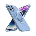 thumbnail image 1 of HAYAN Designed for iPhone 14 Pro Max Case with Magnetic Invisible Stand Compatible with MagSafe Military Drop Tested Shockproof Silicone iPhone 14 Pro Max Phone Cases for Women Men 6.7'' 2022, Blue, 1 of 1