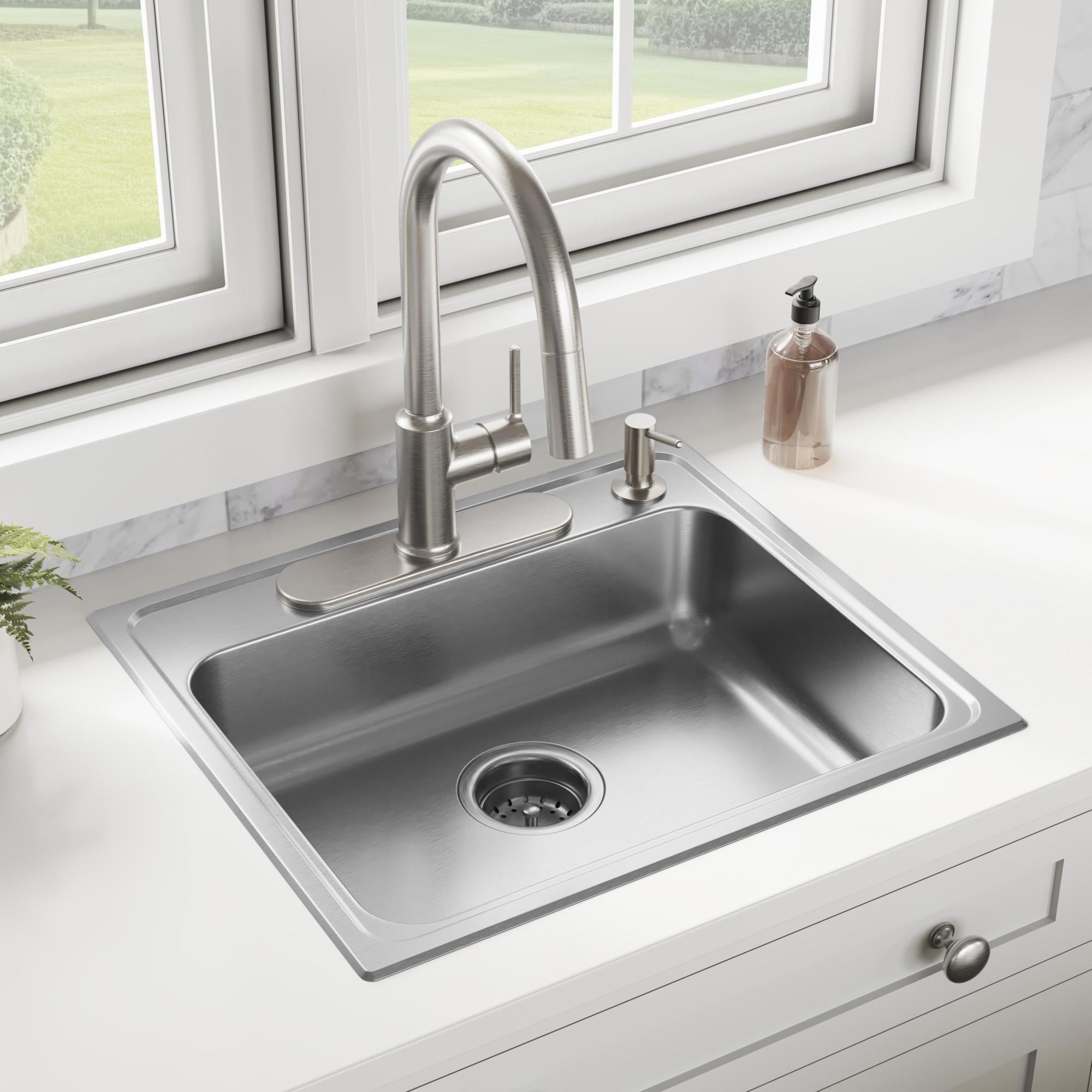 Proflo PFXC4027CP Loftus 1.5 GPM Single Hole Kitchen Faucet - Chrome