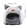 thumbnail image 3 of BKER Heywce Warm Cat Bed With Removable Washable Cushioned Pillow For Cats Puppy And Small Dogs In A Cute Cat Head Shape., 3 of 5