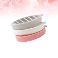 thumbnail image 4 of Hemoton 3pcs Double-layer Soap Dish Fish Shape Plastic Soap Box Bathroom Draining Soap Rack Soap Storage Container, 4 of 8